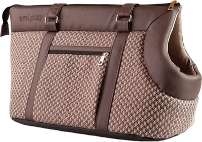 Torba transportowa dla psów i kotów Amiplay Morgan S Brązowa (5907563239524)