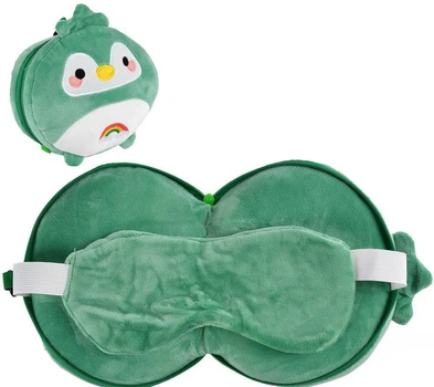 Подушка с маской дорожная под шею "Chick" 25*7см Home R35821
