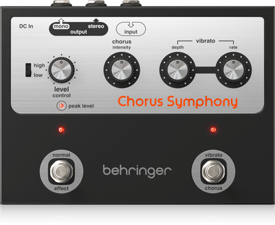 Педаль ефектів Behringer CHORUS SYMPHONY (0709-AKV86-001)