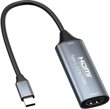 Adapter ExtraDigital USB Type-C - HDMI M/F Grey (9990000916085)