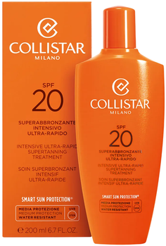 Емульсія для засмаги Collistar Intensive Ultra-Rapid Supertanning Treatment SPF 20 200 мл (8015150262231)
