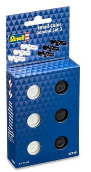 Zestaw farb modelarskich Revell Email Color General Set 3 Matt 6 x 14 ml (4009803322155)