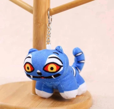 Плюшевий брелок K-pop Demon Hunters Derpy Tiger, синій тигр