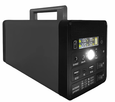 Аккумулятор c инвертором и розеткой 220V Lifepo4 POWER STATION LSDС 600W