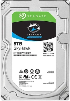 Жорсткий диск Seagate SkyHawk HDD 8TB 7200rpm 256MB ST8000VX0022 3.5 SATAIII