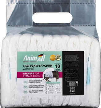 Підгузки для собак AnimAll L 28-50 см 6-18 кг (2000993003154)