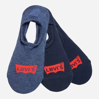 Набор следов женских Levi`s High Cut Batwing Logo Recyc 701224671-002 35-38 3 пары Denim (8720245507035)