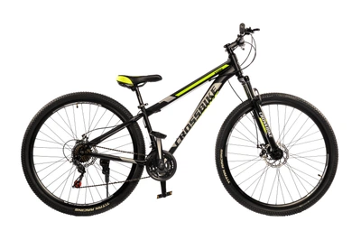 Велосипед CrossBike Storm 2024 29" 19.5" Чорний-Жовтий