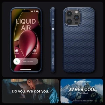 Чохол панель Spigen OEM GC Liquid Air with MagSafe MagFit для Apple iPhone 15 Pro Max Navy Blue
