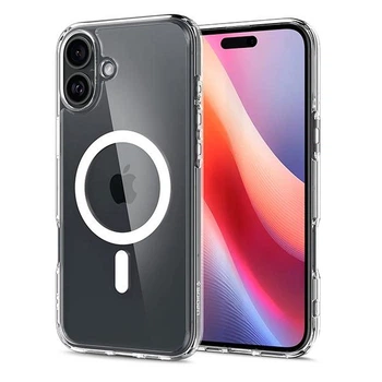Чохол панель Spigen OEM GC Ultra Hybrid Crystal with MagSafe MagFit для Apple iPhone 16 Transparent
