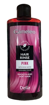 Розовый оттеночный ополаскиватель для волос Delia Cosmetics CAMELEO 200 мл (113815)