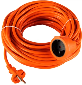 Подовжувач мережевий Blow PR-160 1-розетковий без заземлення 50 м Помаранчевий (5900804142539)