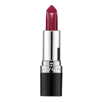 Зволожувальна мерехтлива губна помада Avon «Ультра» відтінок "Сяюча троянда" (Rosy Lumos) 3,6 г