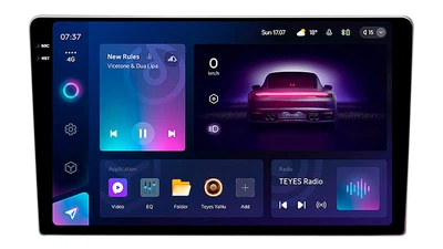 Захисне скло Pixsel на монітор TEYES CC4 PRO 2K - 9“ (гібридне глянець)