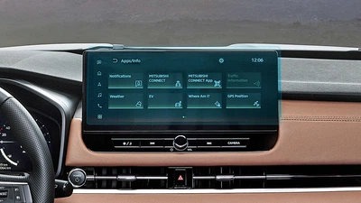 Захисне скло Pixsel на монітор MITSUBISHI OUTLANDER - 13.7“ 2025 - (гібридне мат)