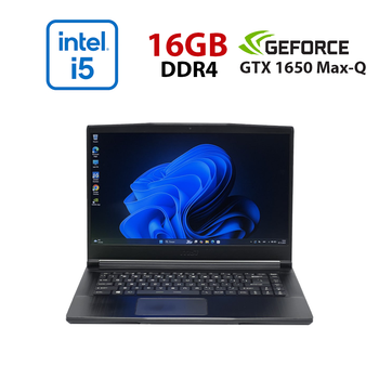 Игровой ноутбук Б-класс MSI GF63 Thin 9SCXR-005 / 15.6" (1920x1080) IPS / Intel Core i5-9300H (4 (8) ядра по 2.4 - 4.1 GHz) / 16 GB DDR4 / 480 GB SSD / nVidia GeForce GTX 1650 Max-Q, 4 GB GDDR6, 128-bit / WebCam б/у