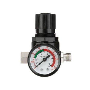 Регулятор тиску 1/4", до 10 атм, до 400 л/хв, для фарбувального пістолета INTERTOOL PT-1422
