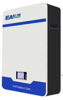Аккумулятор EASUN Powerwall 48v Lifepo4 51.2v, 6000 + циклов 485 CAN BMS