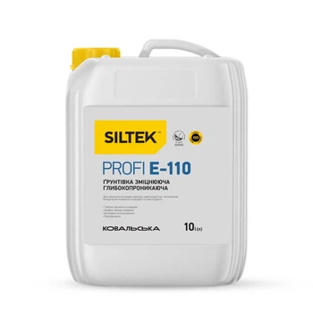 Siltek E-110 Profi Ґрунтівка глибокопроникаюча зміцнююча (10 л)