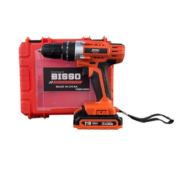 Аккумуляторный шуруповерт BISSO B6008 21V мощный и компактный