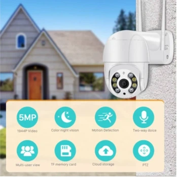 Вулична IP камера 2МП WiFi Hikvision IP66 нічне бачення захист від пилу
