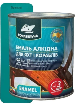 Эмаль алкидная Корабельна ПФ-115 0.9 кг бирюза