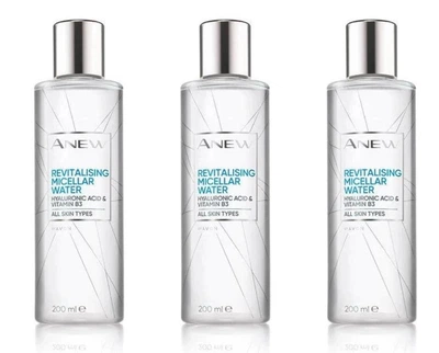 Міцелярна вода Avon Ейвон Anew Revitalising Micellar «Відродження» 3 x 200 мл