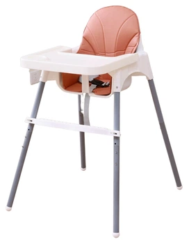 Krzesełko do karmienia Hedo Białe Różowe (5904041119279)