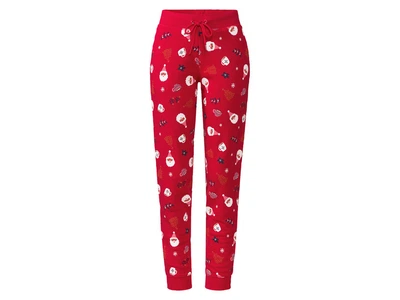 Спортивні штани Slim Fit з начосом для жінки Esmara LIDL 398899 M червоний