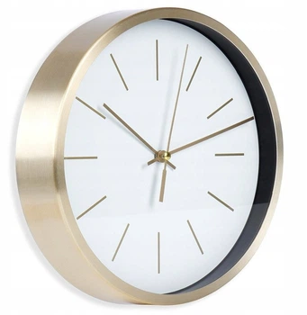 Настінний годинник Vilde 25 см Білий с золотим 569933 (5904316470432)
