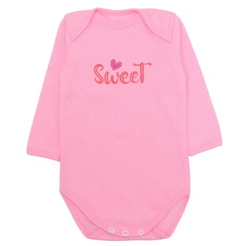Боди детский начес Арлекин Sweet 6220-042 44 68 см Розовый
