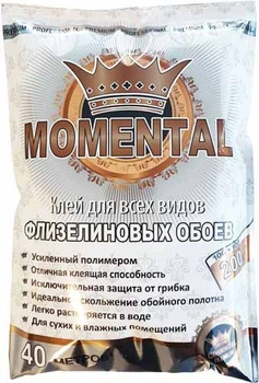 Клей для флізелінових шпалер "Momental Flizelin" / "Моментал Флізелін"