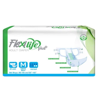 Подгузники для взрослых Flexi Life Plus M (85-115 см) 30 шт.