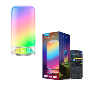 Розумна кольорова настільна лампа Govee Aura 2 RGBIC White and Color, WiFi + Bluetooth Matter