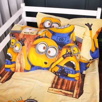 Простынь MirSon Бязь 17-0899 Minions Fun 150 х 220 см (2200012395806)