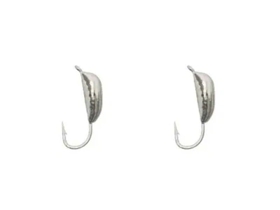 Мормишка FISHING ROI вольфрам Банан ризький з вушком 3мм 0,56г silver