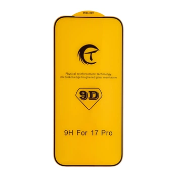 Защитное стекло Tempered 5D iPhone 17 Pro/18 Pro Black
