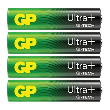 Батарейки GP ULTRA PLUS ALKALINE 1.5V 24AUP21-SB4 Щелочные LR03 AAA 4 шт.