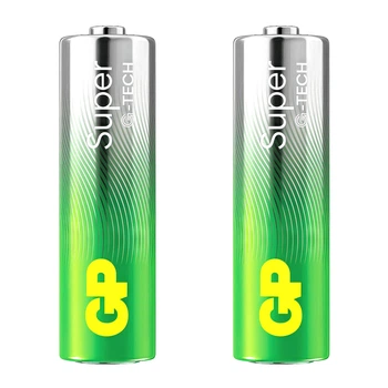 Батарейки GP SUPER ALKALINE 1.5V 15A21-S2 Щелочные, LR6, AA 2 шт.
