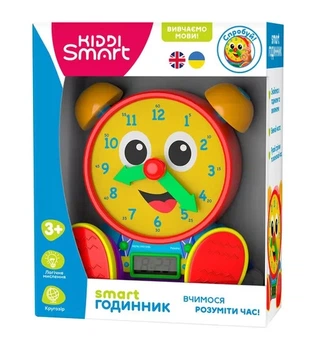 Інтерактивна двомовна іграшка, що навчає — Smart-годинник (українська та англійська)