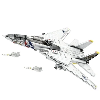 Конструктор Reobrix 33032 Реактивный истребитель самолет F14 Tomcat 1443 детали