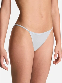 Трусики бікіні жіночі бавовняні Victoria's Secret Cotton String Bikini 26979635 M Блакитні (43652955162743)