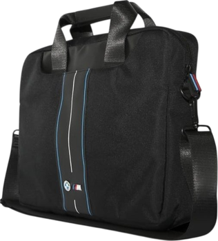 Torba na laptopa BMW Nylon Blue Stripe 16" Black (BMCB15COMPVSKL)