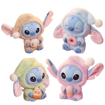 Мягкая игрушка Стич Лабубу Stitch Labubu монстр плюшевый брелок на рюкзак сюрприз-бокс