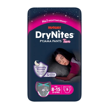 Підгузки Huggies DryNites для дівчаток 8-15 років 9 шт (5029053527604)