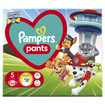 Підгузки Pampers Junior Розмір 5 (12-17кг) Paw Patrol 66 шт (8006540863619)