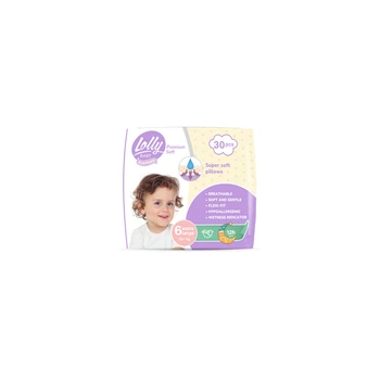 Підгузки Lolly Premium Soft 6 (16+ кг) 30 шт (4820174981068)