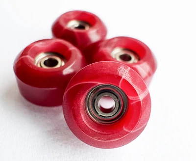 Колеса для фингерборда Just Skate Premium 80D ABEC 7 Red Swirl