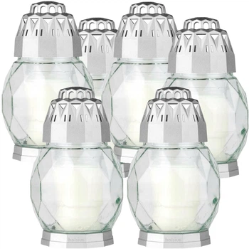 Набір лампадок Bolsius Diamond Silver 6 шт (8717847162250)