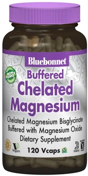 Магний хелатный буферный Bluebonnet Nutrition Albion 200 мг 120 гелевых капсул (743715006737)